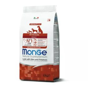   Monge Dog Speciality Line Monoprotein 2,5 kg All Breeds Bárány, rizs & burgonya - Adult