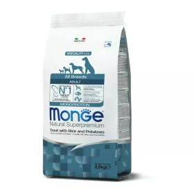   Monge Dog Speciality Line Monoprotein 2,5 kg All Breeds Pisztráng, rizs & burgonya - Adult