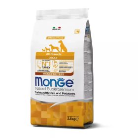   Monge Dog Speciality Line Monoprotein 2,5 kg All Breeds Pulyka, rizs & burgonya - Adult