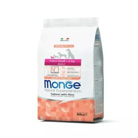   Monge Dog Speciality Line Monoprotein 0,8 kg Extra Small Lazac & rizs - Adult