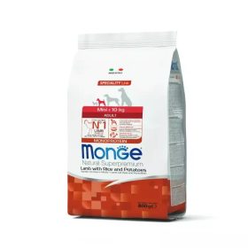   Monge Dog Speciality Line Monoprotein 0,8 kg Mini Bárány, rizs & burgonya - Adult