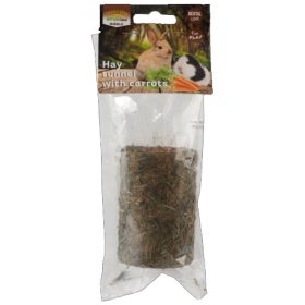   Nature Land NIBBLE - kiegészítő eleség (széna alagút sárgarépával) rágcsálók részére (125g)