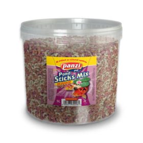 Panzi Tavi Díszhaltáp - Sticks-Mix - Vödrös (5L)