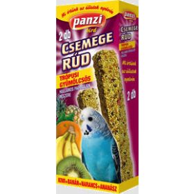   Panzi Csemege Rúd Hullámos papagájok részére trópusi gyümölcsökkel (2db)