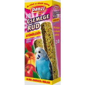   Panzi Csemege Rúd hullámos papagájok részére - gyümölcsökkel (2db)