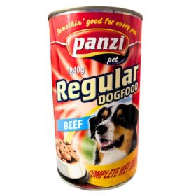 Panzi Regular konzerv kutyáknak (1240g) - marha