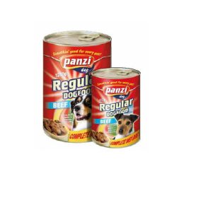   Panzi Regular Adult (marha) konzerv - Felnőtt kutyák részére (415g)