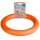 PitchDog Safe And Durable Fetch Ring For Dogs - játék (karika,narancssárga) kutyák részére (20cm)