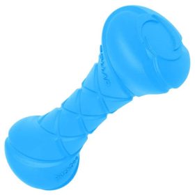   PitchDog Safe And Durable Barbell-Shaped Dog Toy - játék (súlyzó,kék) kutyák részére (7cm/19cm)