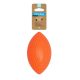 PitchDog Extremely Durable And Safe Football Dog Toy - játék (rögbi labda,narancssárga) kutyák részére (9cm)