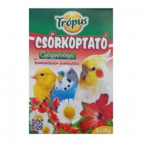   Trópus csőrkoptató - ízesített (gyógynövényes) díszmadarak részére (2x35g)