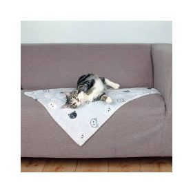   Trixie Mimi Blanket - takaró (világosszürke,mintás) macskák részére (70x50cm)