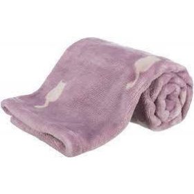   Trixie Lilly Blanket - takaró (berry,cica mintás) macskák részére (70x50cm)