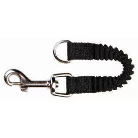   Trixie Shock Absorber - húzáscsillapító (fekete) pórázkiegészítő (S-M) 21cm/15mm