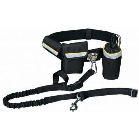   Trixie Waist Belt with Leash - Derékra csatolható futópóráz (60-120cm/40mm)póráz:1-1.35cm/25mm