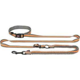   Trixie Jogging Leash - jogging póráz (papaja,szürke) kutyák részére (1.33-1.8m/20mm)