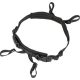 Trixie Stay Panic-adaptor for harnesses, (szökésbiztos) hámhoz csatlakoztatható védelem - fekete, M–L: 46–72 cm/20 mm