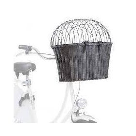   Trixie Dog Front Box - szállítókosár kerékpárra (antracit szürke) kutyák részére (44×34×41cm)