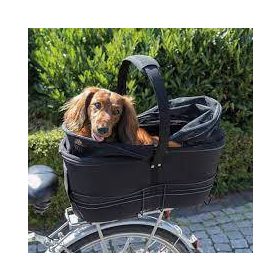   Trixie Dog Bicycle Basket Long for Wide Bike Racks - szállítókosár kerékpárra (fekete) 29x49x60cm