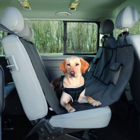   Trixie Car Seat Cover - autós üléstakaró (hátsó ülésre,szürke) 1,45x1,40m