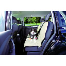   Trixie Protective Car Seat Cover, dividable - autós üléstakaró (hátsó ülésre,bézs) 1,40x1,20m