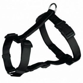 KT24: Trixie Classic hám - fekete - (XS-S) 30-40cm/10mm