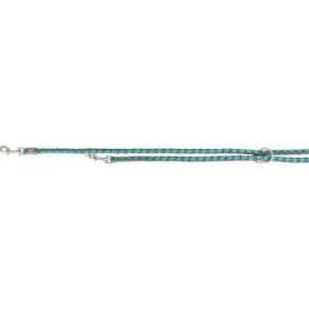   Trixie Cavo Leash - kiképzőpóráz fonott kötélből (aqua-grafit) S-M (2m/12mm)
