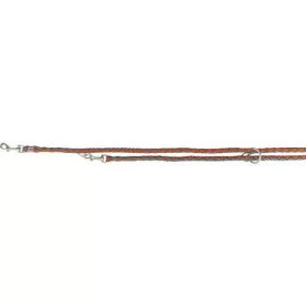   Trixie Cavo Leash - állítható, fonott póráz (rozsda/grafit) kutyák részére (L-XL) 2m/18mm