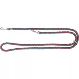   Trixie Cavo Leash - állítható, fonott póráz (sangria málna/petrol kék) kutyák részére (L-XL) 2m/18mm