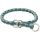KT25.Trixie Cavo Stop-the-pull Collar - fonott nyakörv (petrolkék, zsálya) kutyák részére (L) 47-55/18mm
