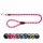 Trixie Cavo - fonott póráz - fukszia/grafitszürke - (L-XL) 1m/18mm