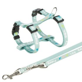   Trixie Junior Harness with Lead - hám és póráz szett (mintás) kutyák részére (27–45 cm/10mm, 2m)