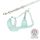 Trixie Junior Puppy Soft Harness with Leash - hám szett (menta) kutyák részére (M–L) 36–50 cm/10mm,