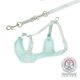 Trixie Junior Puppy Soft Harness with Leash - hám szett (menta) kutyák részére (M–L) 36–50 cm/10mm,