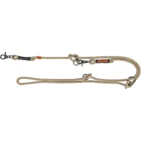   Trixie Be Nordic Leash - állítható póráz fonott kötélből (homok/fekete) L-XL (2m/13mm)