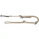 Trixie Be Nordic Leash - állítható póráz fonott kötélből (homok/fekete) L-XL (2m/13mm)