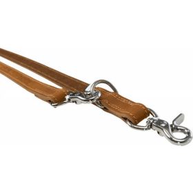   Trixie 19012 Rusztikus vastag bőr póráz,állítható, M-L: 2m/20mm, barna