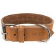 Trixie Leather Rustic - bőr nyakörv - barna (M) 38-47cm/40mm