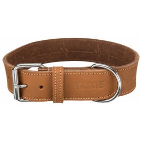   Trixie Leather Rustic - bőr nyakörv - barna (L) 47-55cm/40mm