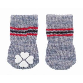 Trixie Dog Socks - kutyazokni (szürke) XXS-XS (2cs)