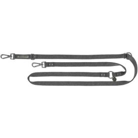   Trixie Citystyle V-lead - póráz, pamutból (fekete) kutyák részére (M-L:2.00m/20mm)