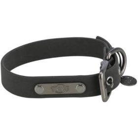   Trixie Citystyle Collar - nyakörv (fekete, PVC) kutyák részére (M-L:40-47cm/25mm)
