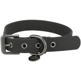   Trixie Citystyle Collar - nyakörv (fekete, PVC) kutyák részére (XS-S: 25-32cm/20mm)