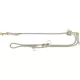 Trixie soft rope adjustable lead - kiképzőpóráz, fontt kötélből (világosszürke/szürke) kutyák részére (M-L:2m/10mm)
