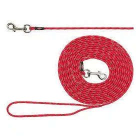   Trixie Junior Puppy Tracking Leash, round - kerek, nyomkövető póráz (piros) kölyök kutyák részére (XXS-XS) 4m/4mm
