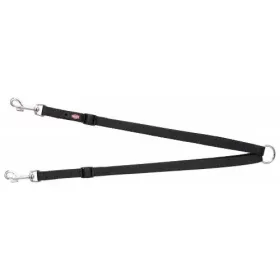   Trixie Premium Coupler - páros póráz - fekete - (XS-M) 40-70cm/15mm