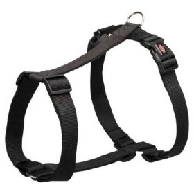   Trixie Premium H-harness - hám (fekete) kutyák részére (S-M) 42-60cm/15mm