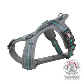   KT25.Trixie Fusion Touring Harness - hám (szürke,óceánkék) kutyák részére (S-M) 45-54cm/20mm