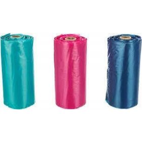   Trixie Poop Bag - kutyaürülék zacskó (füllel,műanyag,vegyes színekben) 15db/rolni (3db rolni/csomag)