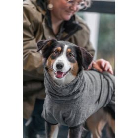   Trixie Bathrobe "L" - fűrdőköpeny (szürke,frottír) kutyák részére (60cm)